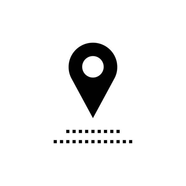 Location Gps Icon Web Icon Simple Illustration — Stock Vector