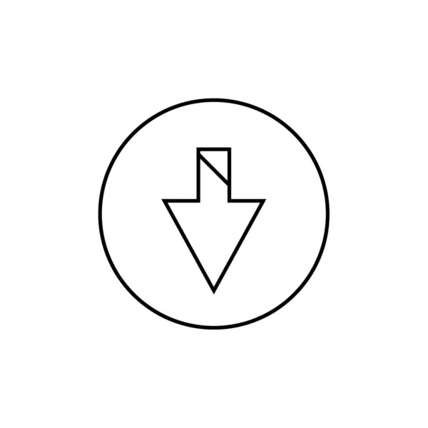 Pfeil Symbol Vektorillustration Herunterladen — Stockvektor