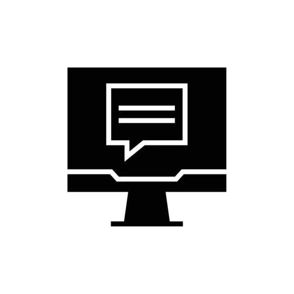 Sms Und Text Messaging Icon Vektor Illustration — Stockvektor