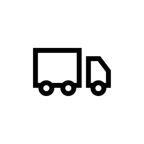 Levering Truck Pictogram Vector — Stockvector