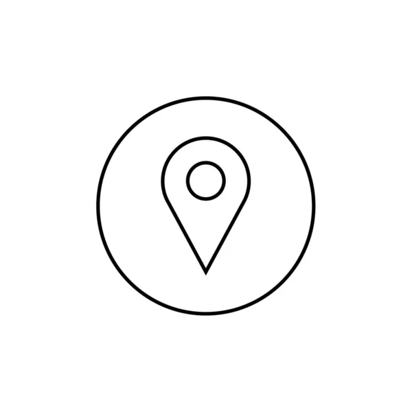 Location Gps Icon Иконка Сайта — стоковый вектор