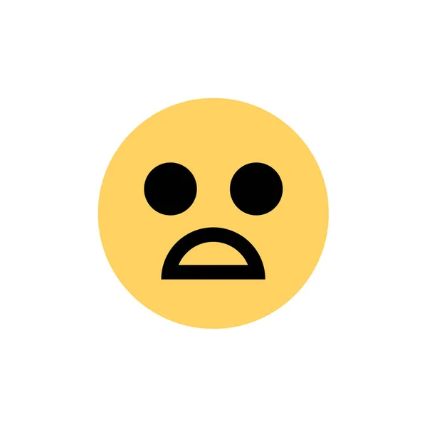 Icono Emoción Cara Emoji Vector Ilustración — Archivo Imágenes Vectoriales