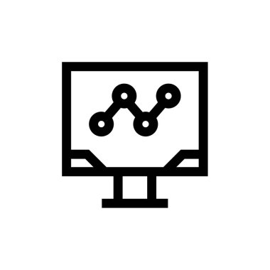 Bilgi Grafik simgesi vektör illüstrasyonu