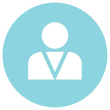 kullanıcı düz vektör pictogram 