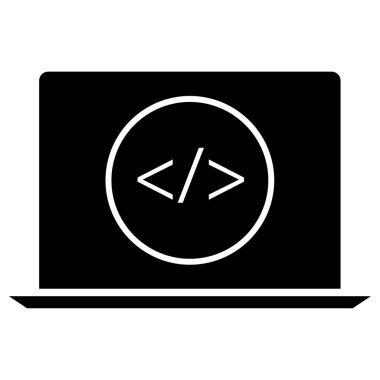 Web Geliştirme basit simgesi, vektör illüstrasyonu
