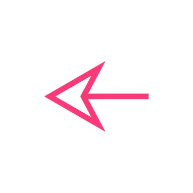 ok simgesi vektör illüstrasyonu   