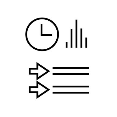 Bilgi Grafik simgesi vektör illüstrasyonu