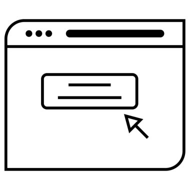 SEO Web Tarayıcısı, vektör illüstrasyonu