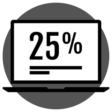 Satış. Web simgesi basit illüstrasyon