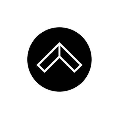 ok simgesi vektör illüstrasyonu   