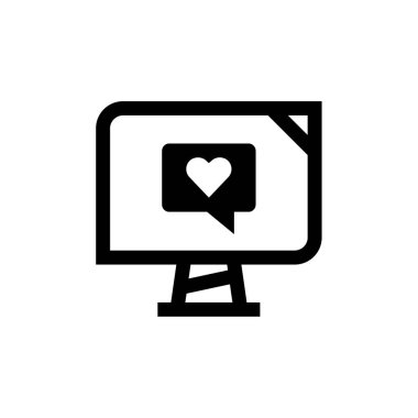 SMS ve Metin Mesajlaşması ikon vektör illüstrasyonu