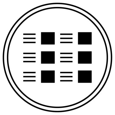 İnternet sitesi. Web simgesi basit illüstrasyon 