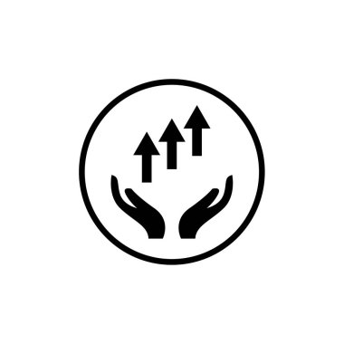 Geri dönüşüm işareti vektör illüstrasyonu 