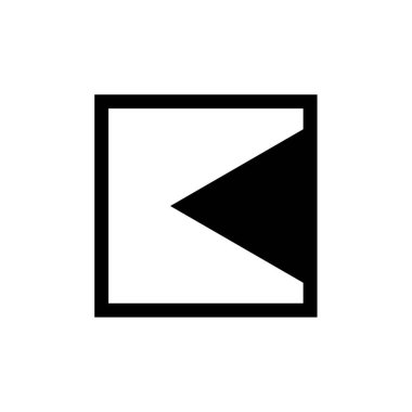 Modern simgenin vektör illüstrasyonu   