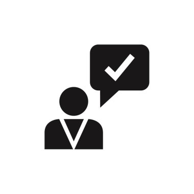 İşaretleme simgesi vektör illüstrasyon tasarımını kontrol et       