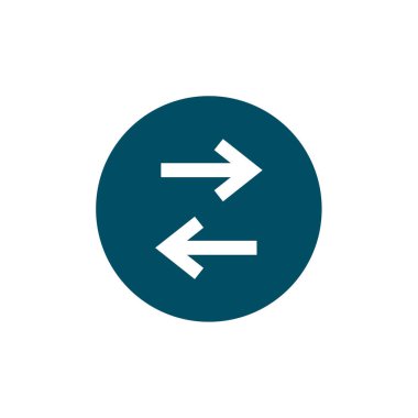 Modern ok simgesinin vektör illüstrasyonu    