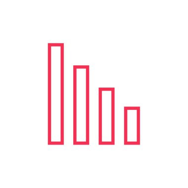 grafik diyagramı simgesi, basit biçim 