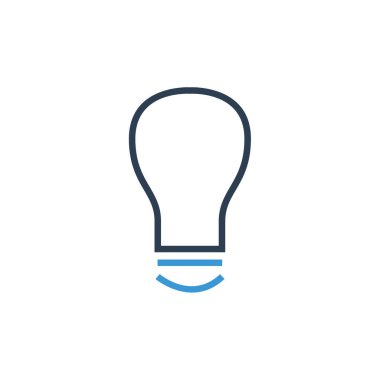 ampul simgesi vektör illüstrasyonu  