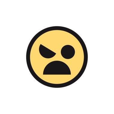 yüz simgesi, vektör illüstrasyonu