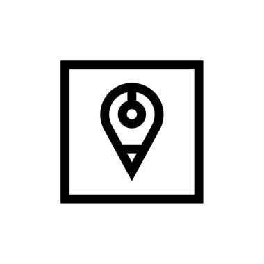 GPS ve Navigasyon simgesi vektör illüstrasyon tasarımı  