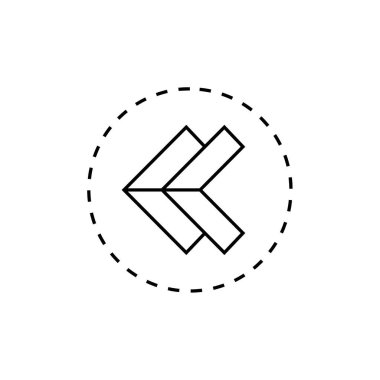 ok simgesi vektör illüstrasyonu