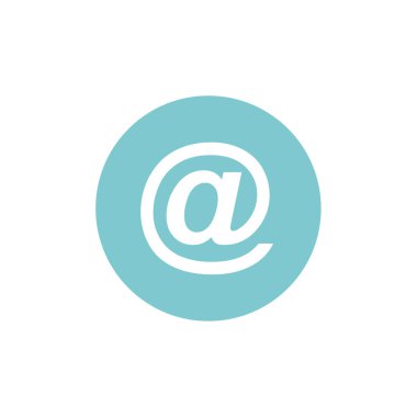 E-posta simgesi simgesi, vektör çizim