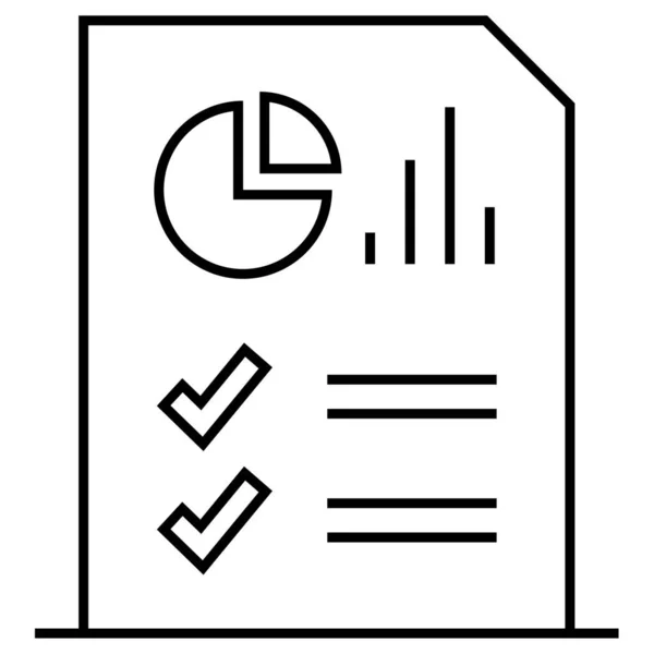 Reports Web Icon Simple Illustration — Stockvector