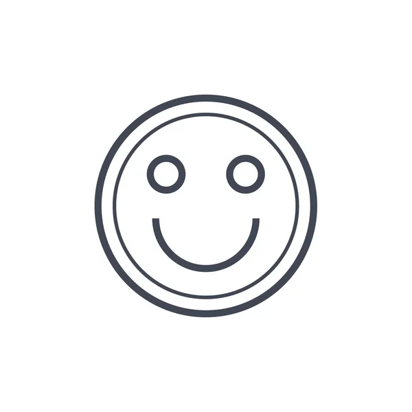 Emoji Ícone Plano Ilustração Vetorial —  Vetores de Stock