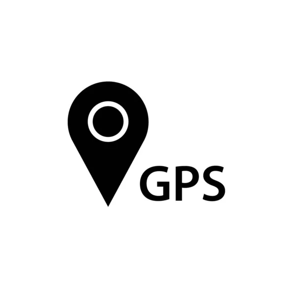 Standort Und Gps Symbol Web Symbol Einfache Illustration — Stockvektor