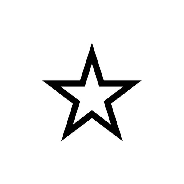 Star Icon Vector Illustration — Stock Vector
