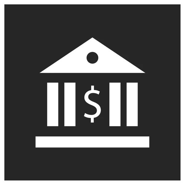 Vector Illustration Modern Banking Icon Logo — Stock Vector