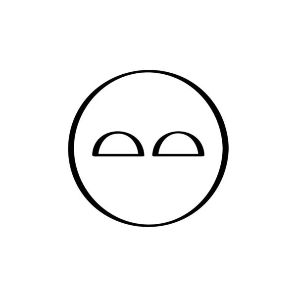 Емодзі Плоска Іконка Векторні Ілюстрації — стоковий вектор