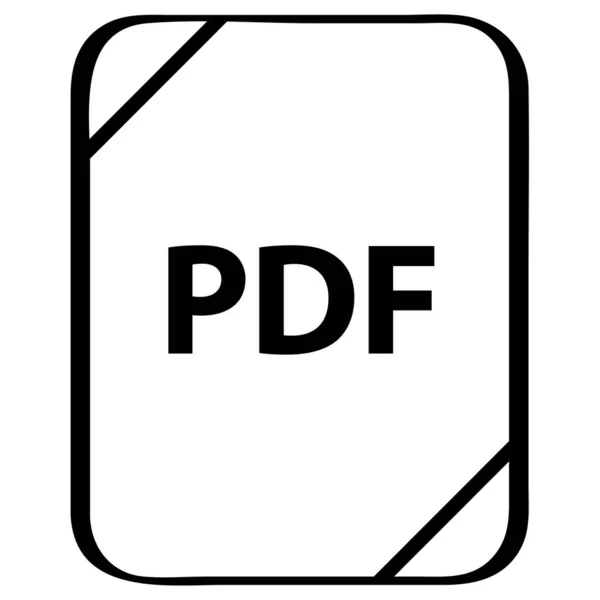 Pdf延期文件名称 — 图库矢量图片