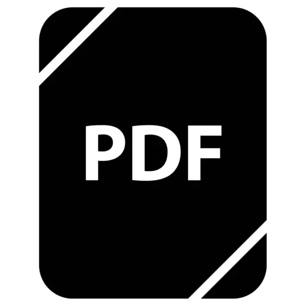 Název Dokumentu Rozšíření Pdf — Stockový vektor