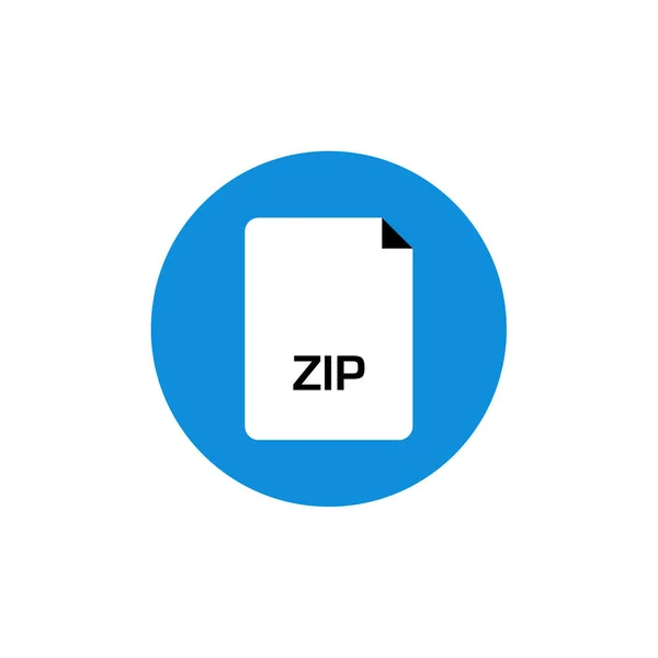 Zip Extensión Nombre Del Documento — Vector de stock