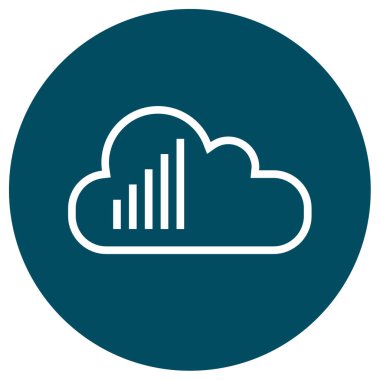 ekonomi veri çubukları grafiği basit simge, vektör illüstrasyonu