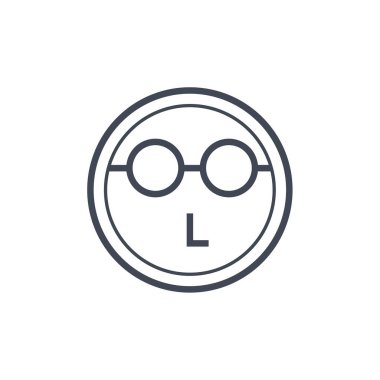 emoji düz simgesi, vektör illüstrasyonu 