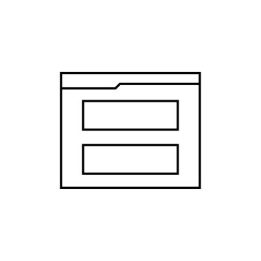 seo modern simgesinin vektör illüstrasyonu