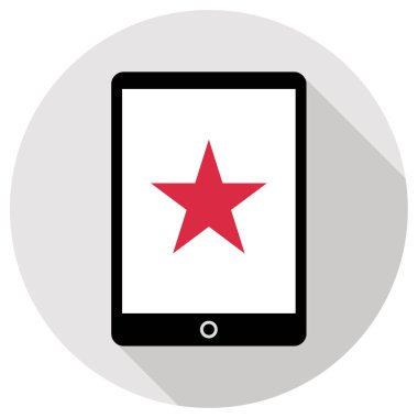 tablet simge vektör illüstrasyonu