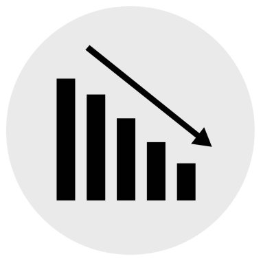grafik ikonu vektör illüstrasyonu