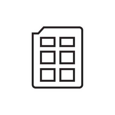 ev simgesi vektör illüstrasyonu