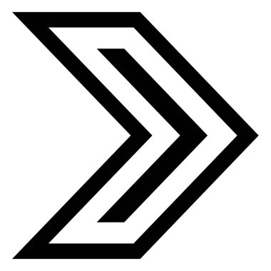 Sol vektör simgesini yukarı ok. biçim ince çizgi, beyaz renk, yuvarlak açılar, siyah arkaplan