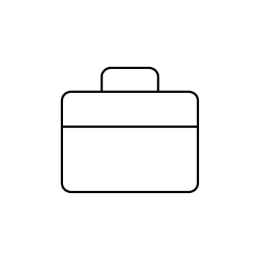 evrak çantası ikonu vektör illüstrasyonu