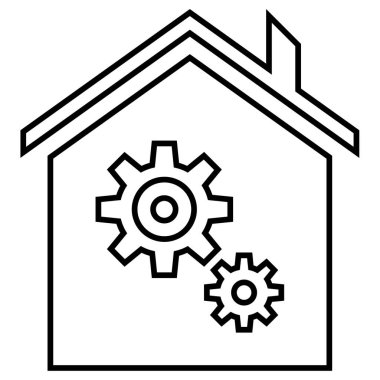 Gayrimenkul basit illüstrasyon