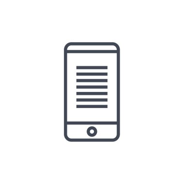 Cep telefonu hattı kutsal kişilerin resmi, vektör çizim