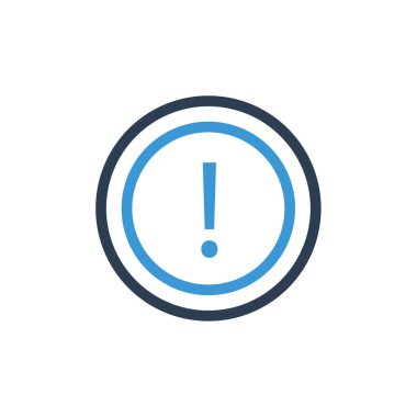 uyarı için simge vektör illüstrasyonu gerekiyor