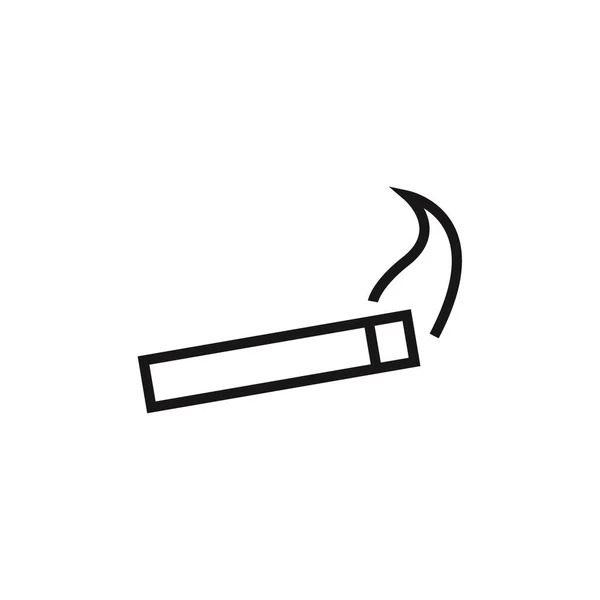 Illustration Zum Zigarettensymbol Vektor — Stockvektor