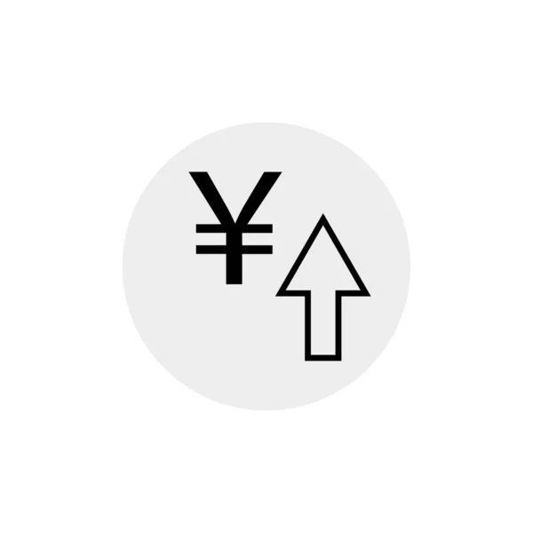 Yen Pictogram Vector Illustratie — Stockvector
