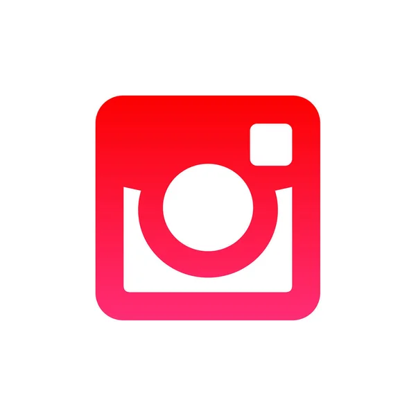 Instagram Ikon Vektoros Illusztráció — Stock Vector