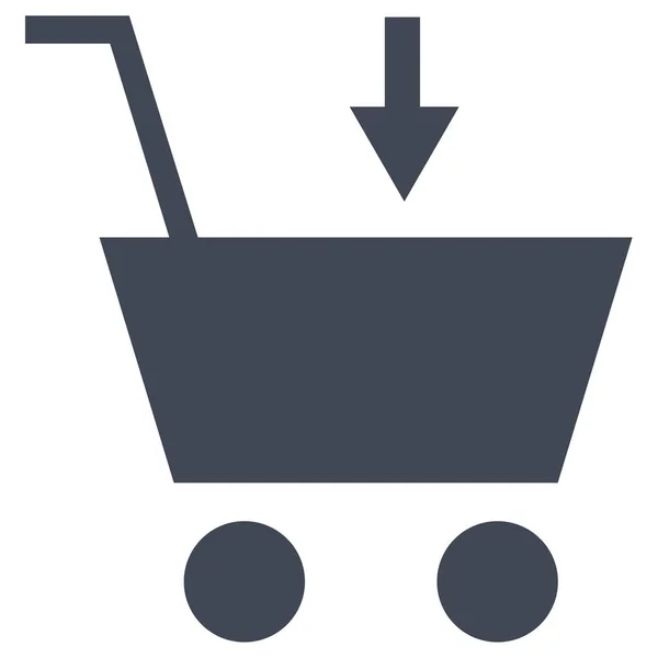 Business Arrow Cart Shop — Vettoriale Stock